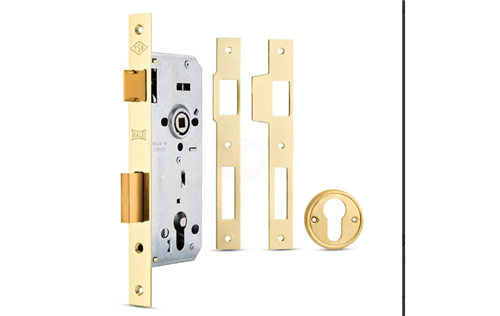 KALE STANDART SİLİNDİRLİ DAİRE KİLİDİ ROZET DELİKLİ 3 MİLLİ NİKEL 45 MM ÇELİK KAPI